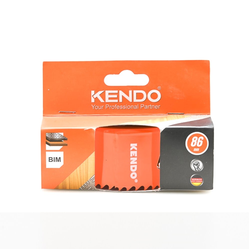 SKI - สกี จำหน่ายสินค้าหลากหลาย และคุณภาพดี | KENDO 41008627 โฮลซอเจาะเหล็ก 86 mm. (1 ชิ้น/แพ็ค) แบบลึก